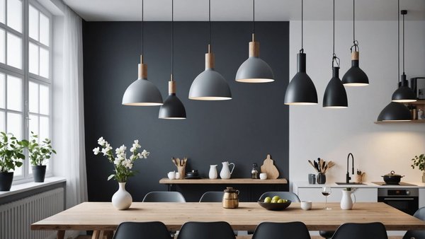 Suspension et luminaire au style scandinave: élégance nordique